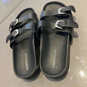 Aerosoles ladies Black Sandals